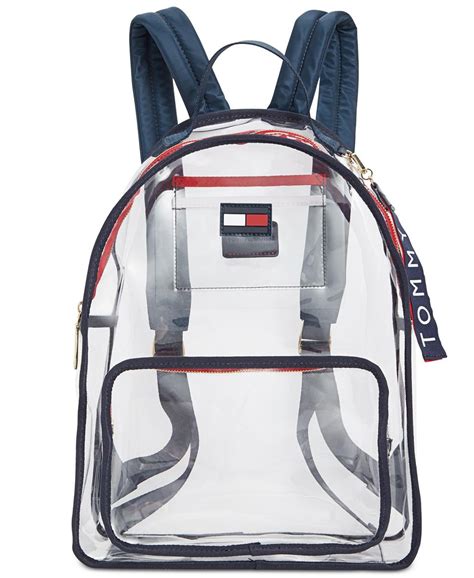 tommy hilfiger small backpacks|tommy hilfiger clear backpack.